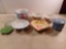 1 Flower Pot, 5 Bowls, 1 Teapot, 1 Spoon Rest