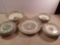Currier and Ives Green Dinnerware