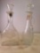 2 Glass Decanters
