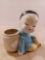 Vintage Asian Boy Planter