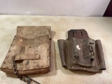 2 Vintage Leather Tool Bags
