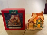 Fine Porcelain Lighted Snow House