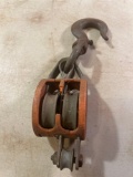 B and L Block Company Double Pulley