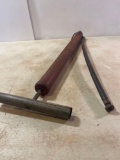 Vintage Metal Air Pump with Hose