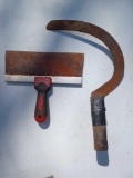Sheetrock Compound Spreading Knife and Sickel