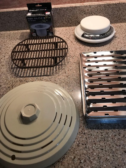 Ekco Scale , Paris Tea Cup , Metal Rack , Plastic Rack and Microwave cover