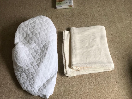 King Blanket and Mattress Pad