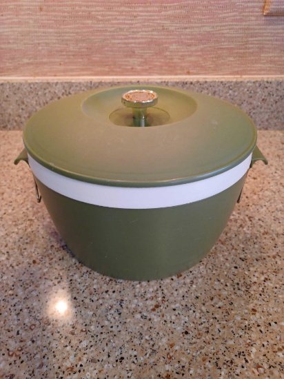 Vintage Royal Satin Therm-O-Ware Ice Bucket with Lid