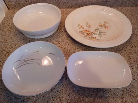 4 Serving Platters