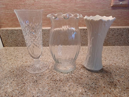 Crystal Flower Vase, Glass Flower Vase, Lennox Flower Vase