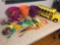 Sand Buckets , water gun and School Bus
