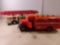 1989 Hess Collectible Fire Truck and Phillips 66 Collectible Truck