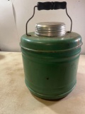 Vintage Metal Thermos With Handle