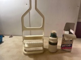 Plastic Hanging Shower Holder / Dixie Cup Dispenser in Box