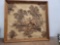 Framed Picture of Embossed/Stuffed Birds