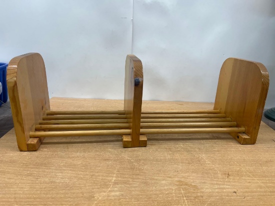 Wooden Book Ends