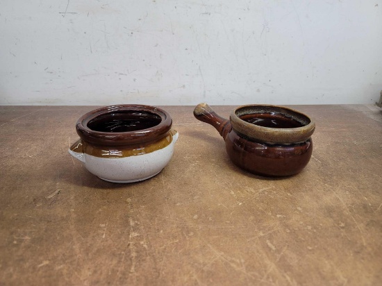 2 Ceramic Soup Bowls