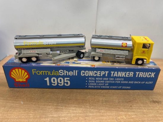 1995 Shell Collectible Formula Shell Concept Tanker Truck In Box