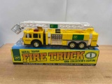 1996 BP Collectible Aerial Tower Fire Truck In Box
