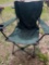Green Adult Folding Chair with Drink Holder