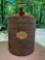 Vintage 5 Gallon Galvanized Container with Wood Handle