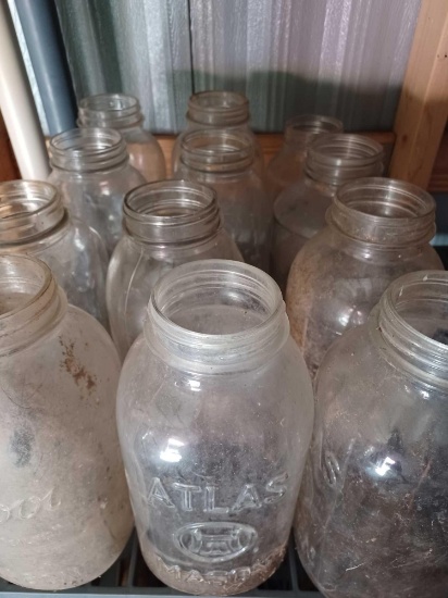 12 Half Gallon Jars