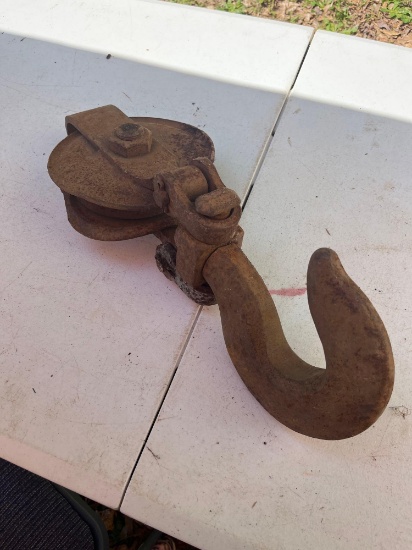 Large Metal Pulley