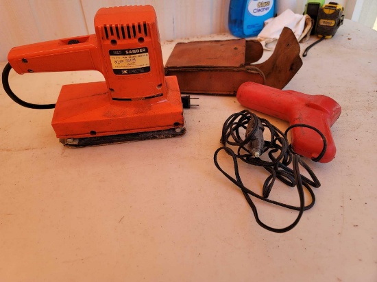KMart Sander and Quickee Defrost Gun