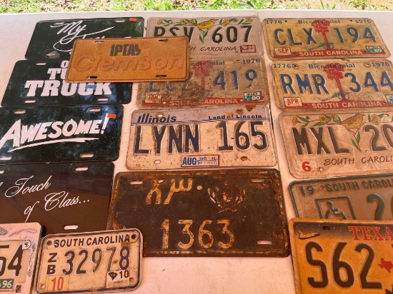 Car License Plate Tags / Front Car Tags