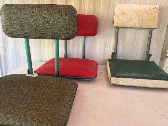3 Foldable Stadium Chairs