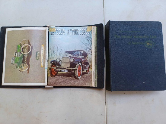 2 Antique Automobile Club of America Binders with Magazines