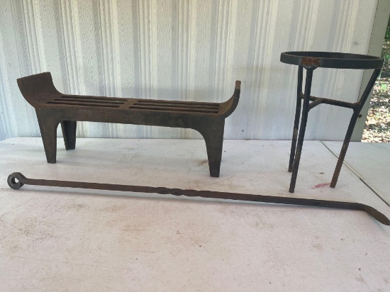 Fireplace Poker, Fire Dog , Plant Holder