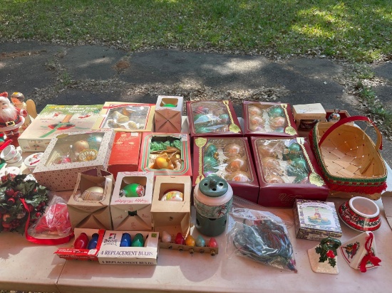 Assorted Christmas Decorations and Accessories