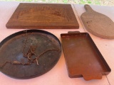 Wooden Curved Picture/ Wooden Cutting Board/ Pan /Etc