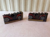 Ceramic Antique Car Book End