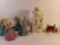 4 Angels, Lighted Snowman, Horse and Wagon Figurine