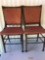 2 Antique Stright Chairs