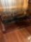Glass Top TV Stand with 2 Shelf