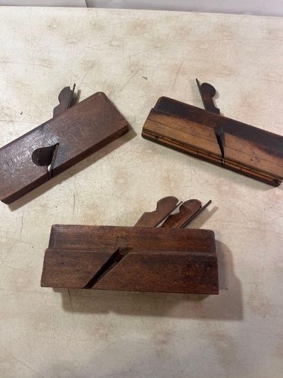 Three 18th Century Moulding Planes
