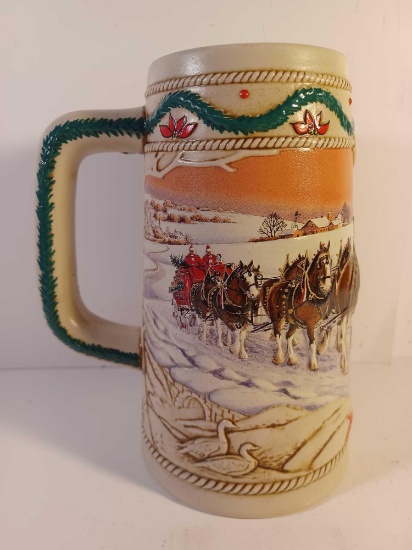 1996 Budweiser Holliday Stein- American Homestead