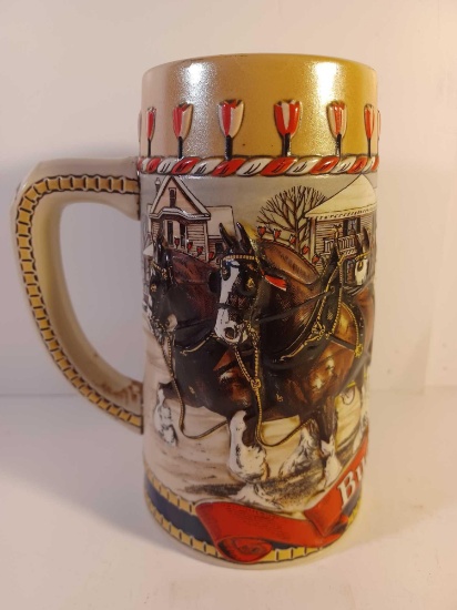 1986 Budweiser Collectors Series Stein