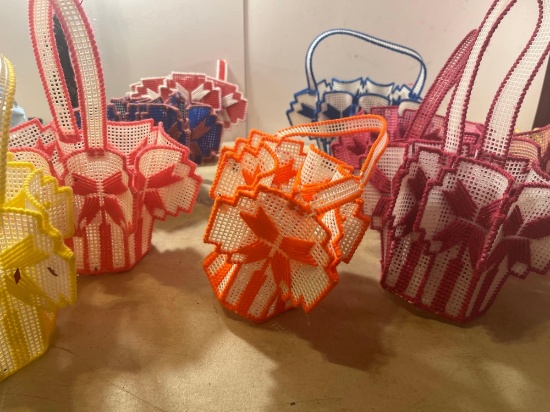 Assorted Cross stitch Baskets