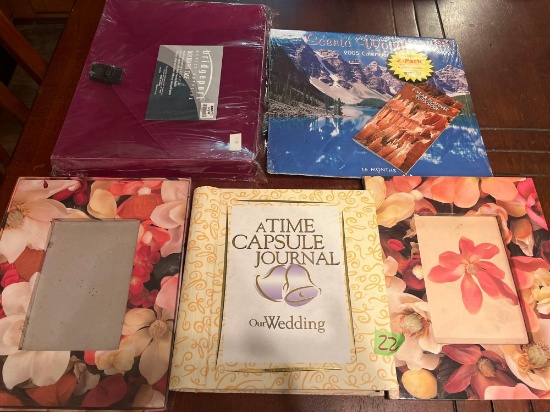 2005 Calendar, Journal, 2 Picture Frames, Etc