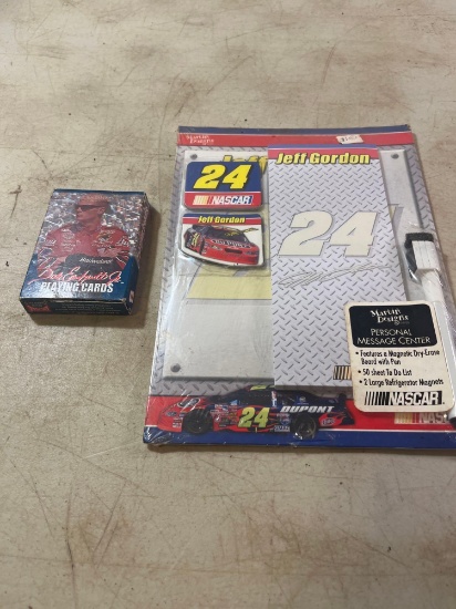 New NASCAR Personal Message Center/ Dale Earnhardt Jr Playing Cards