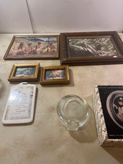 Crystal Glass Picture Frame, Wall Plaque, Framed Prints