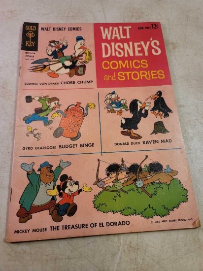 Vintage 1962 Walt Disney Comics and Stories Comic Book