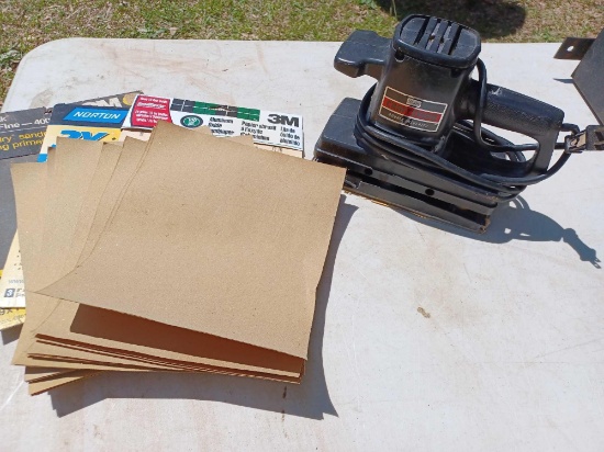 Craftsman Sander with Sandpaper