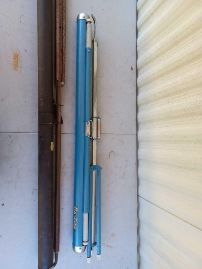 2 Roll Up Screens with Attached Stands