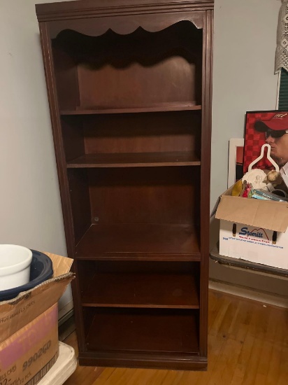 5 Shelf Wooden Bookcase