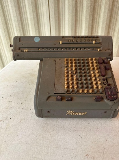 Vintage Monroe Metal Adding Machine